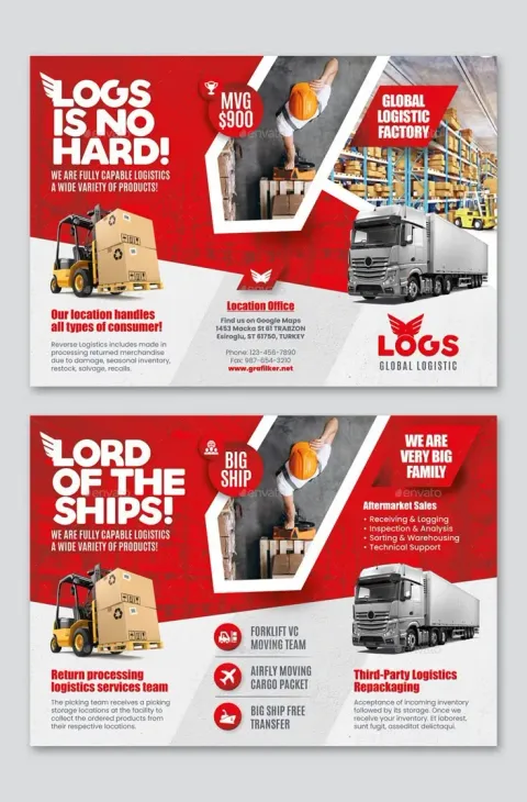 Professional Brochure / A4 Design (Bi-fold/Tri-fold)