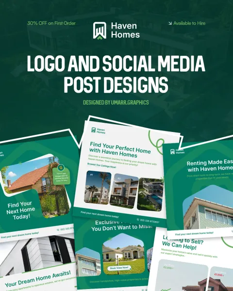 Custom Social Media Post & Story Templates
